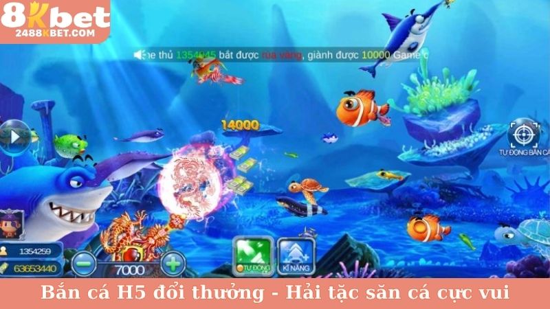Bắn cá H5 đổi thưởng - Hải tặc săn cá cực vui
