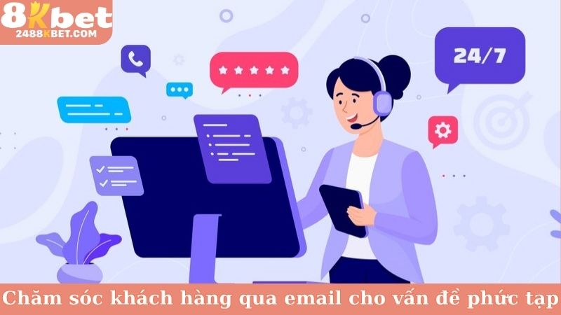 Chăm sóc khách hàng qua email cho vấn đề phức tạp
