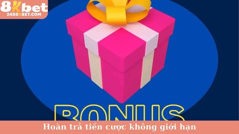 Khuyến mãi 8KBET - Hoàn trả  tiền cược không giới hạn