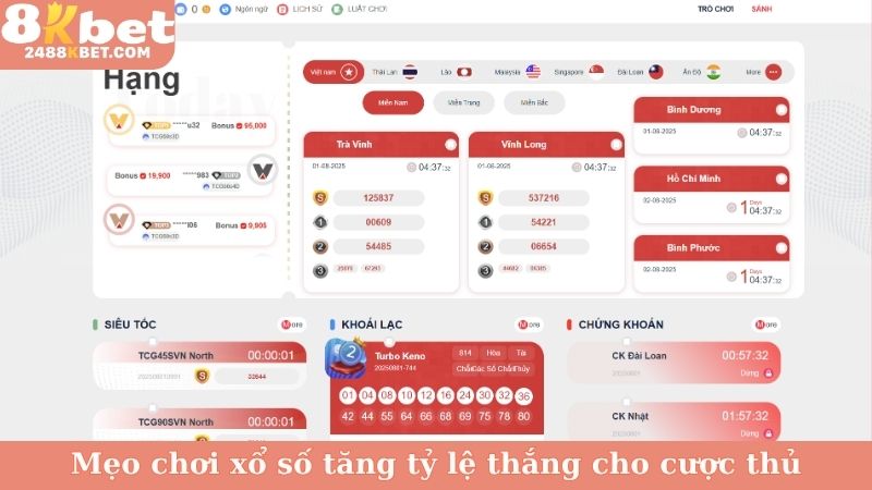 Mẹo chơi xổ số tăng tỷ lệ thắng cho cược thủ