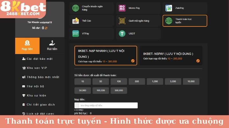 Thanh toán trực tuyến - Hình thức được ưa chuộng